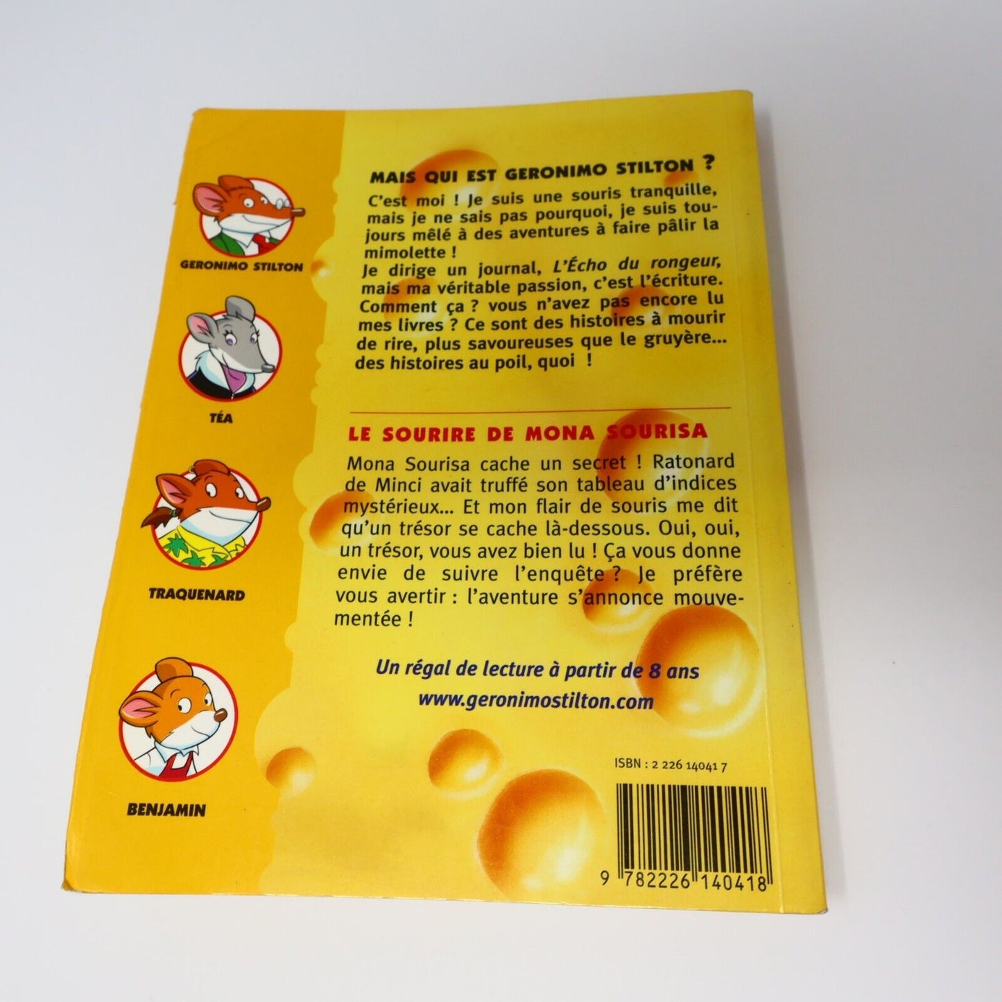 Lot 8 Livres Geronimo/Téa Stilton Stilton Jeunes Enfants Albin Michel Français