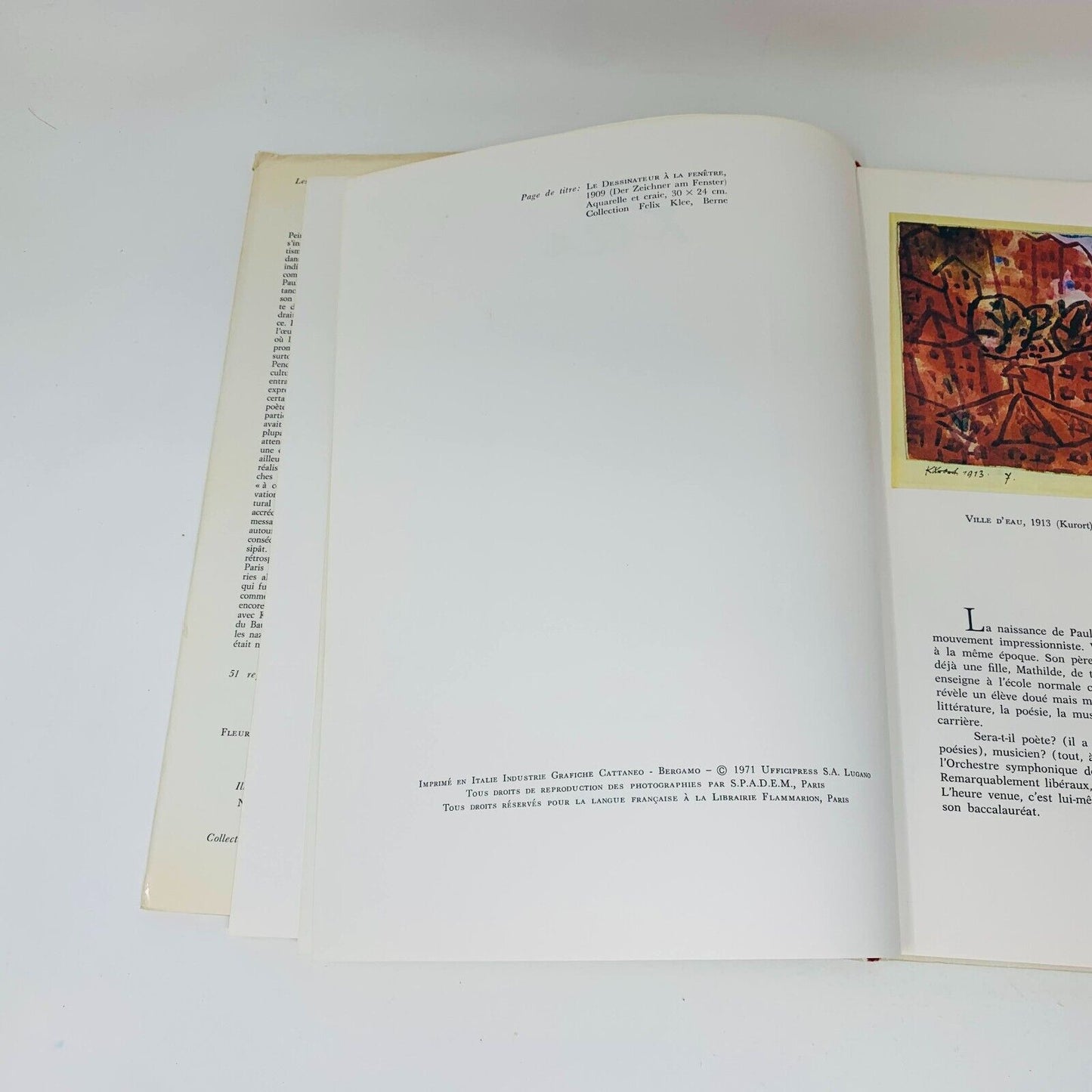 1971 Paul Klee par Denys Chevalier Flammarion Français/French Art Peinture HC DJ