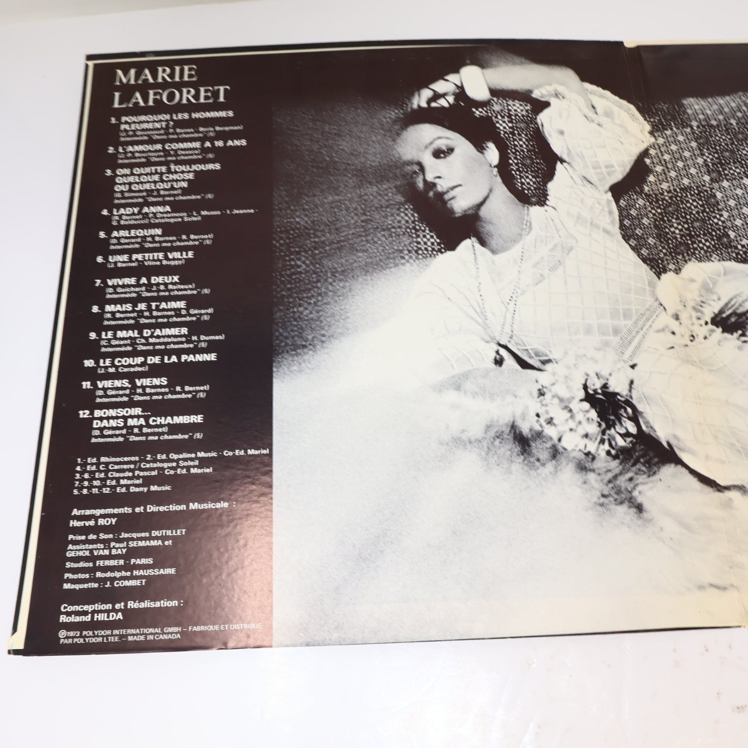 Marie Laforet Éponyme Self-Titled 12" LP Record 1973 Polydor French Pop 2473 021