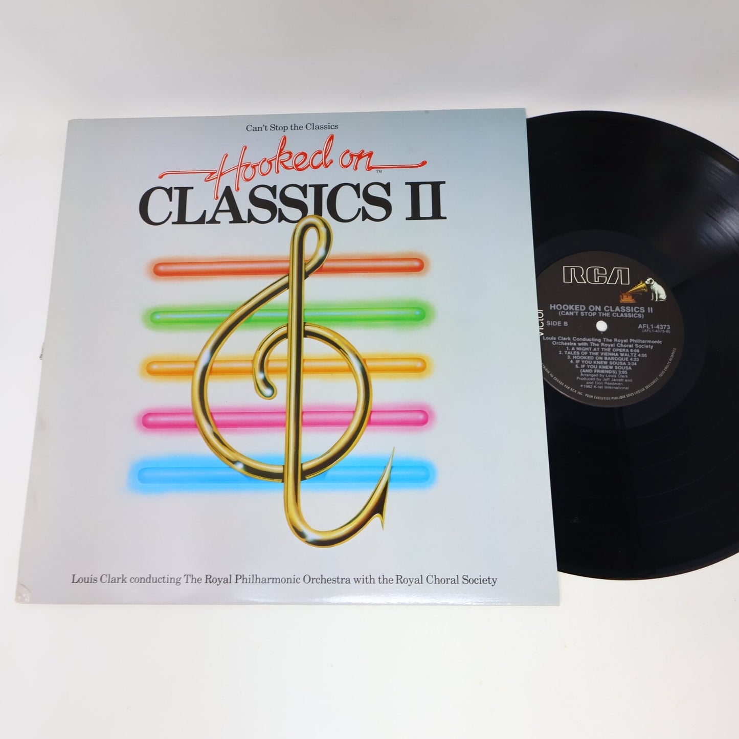 Hooked on Classics 1-2 Lot Louis Clark Royal Philharmonic Orchestra Record Vinyl