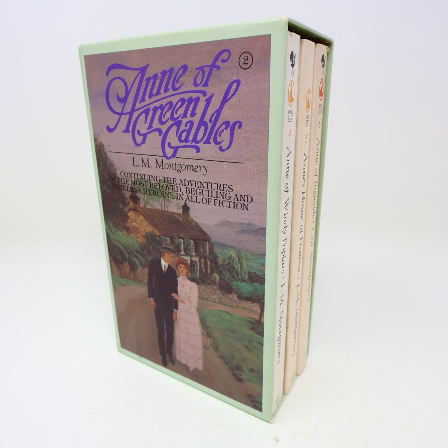 Anne of Green Gables #4-6 Box Set #2 L. M. Montgomery Seal Books Ingleside 1980s