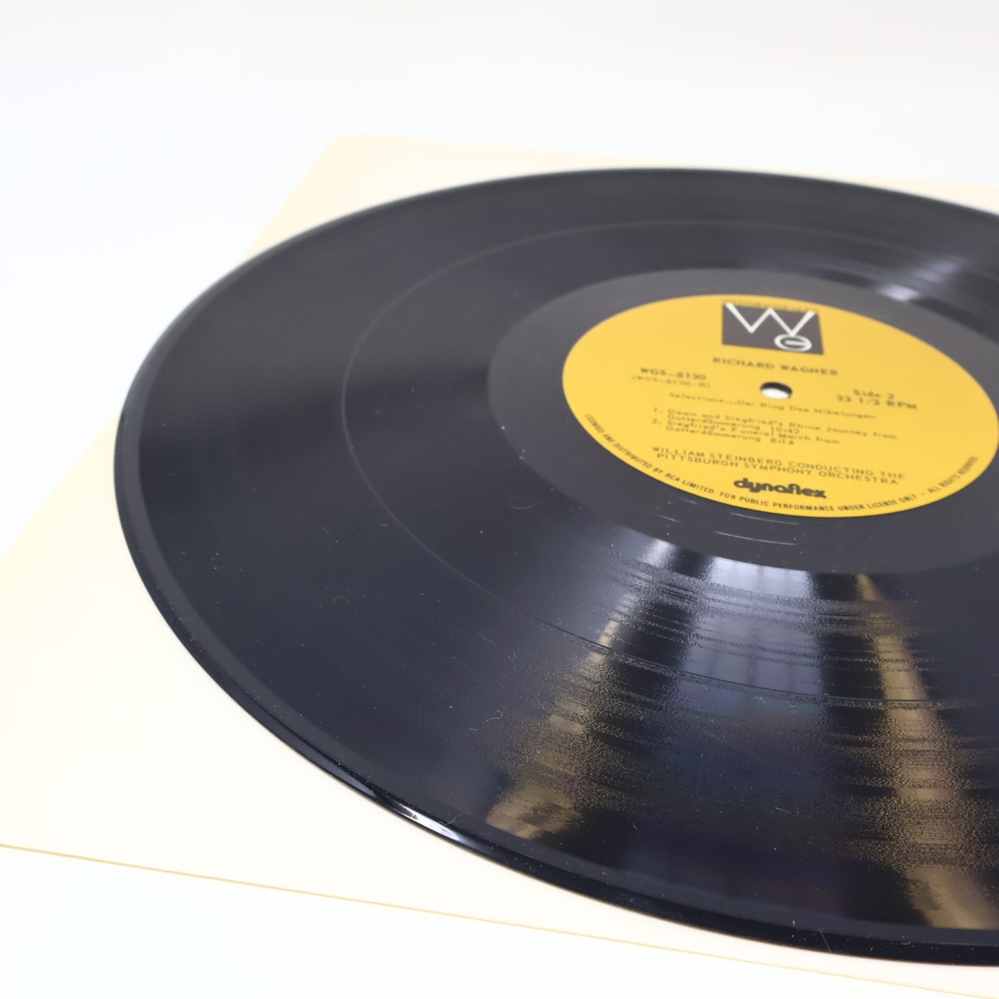 Wagner Steinberg Selections From Der Ring Des Nibelungen Record Vinyl WGS-8130