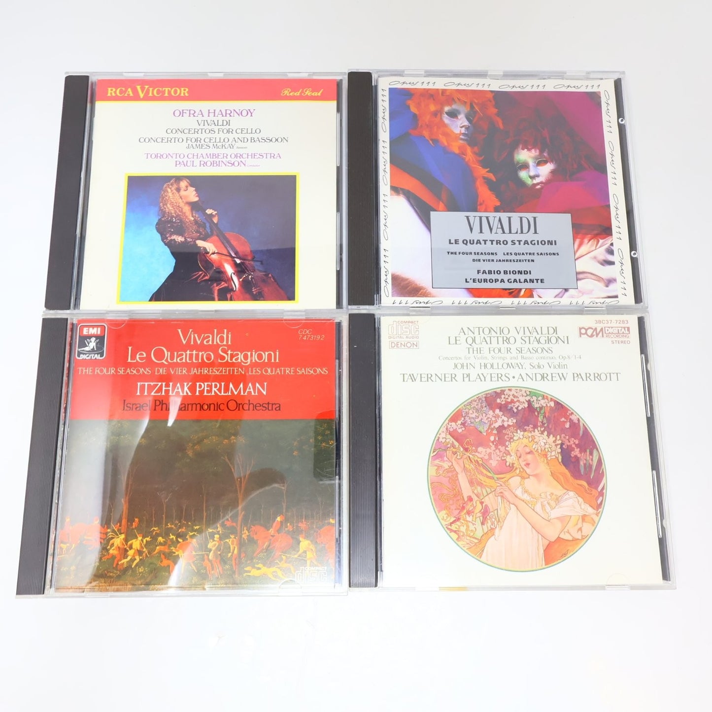 Vivaldi 11 CD Lot Le Quattro Stagioni/6 Violins Concertos/Flute Concertos op 10