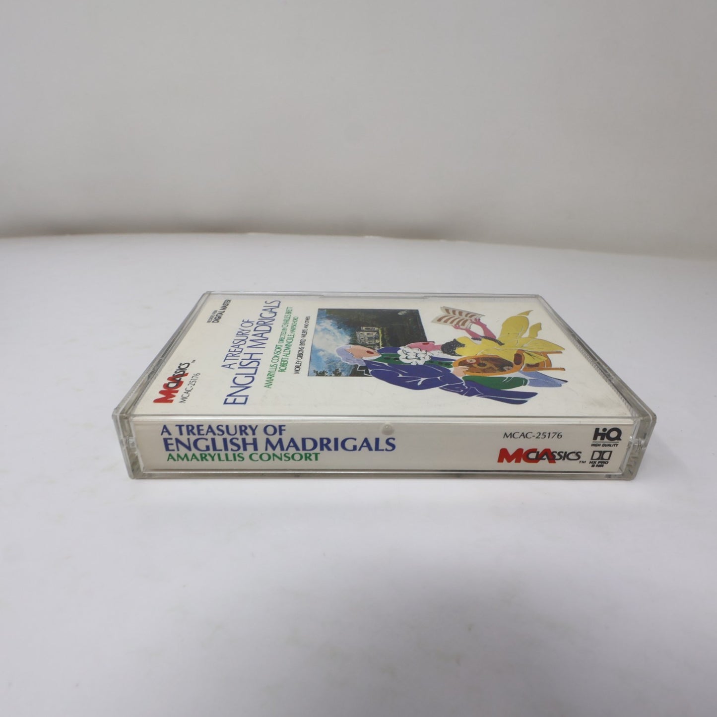 A Treasury Of English Madrigals Cassette Amaryllis Consort/Brett/Aldwinckle 1988