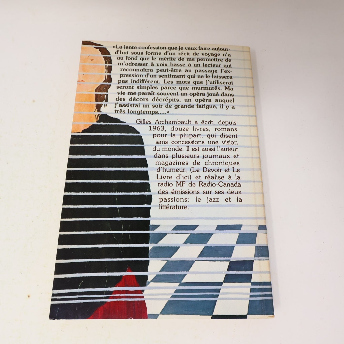 1981 Le Voyageur Distrait Gilles Archambault Stanké Littérature Québécoise Roman