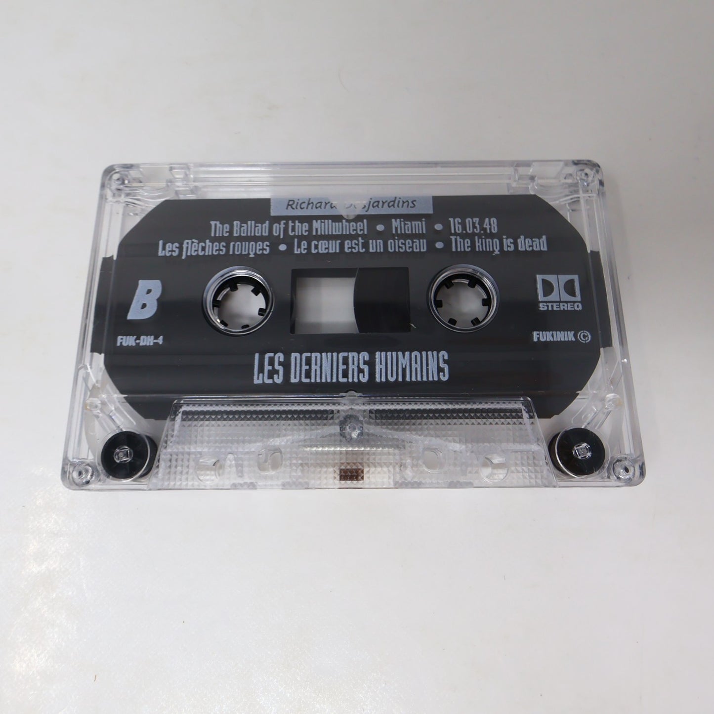 Richard Desjardins Lot 2 Cassettes Les Derniers Humains/Tu M'Aimes-Tu Québécois