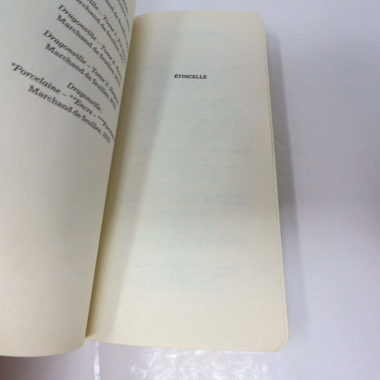 Étincelle Michèle Plomer 2016 Français Livre Edition Marchand de Feuilles