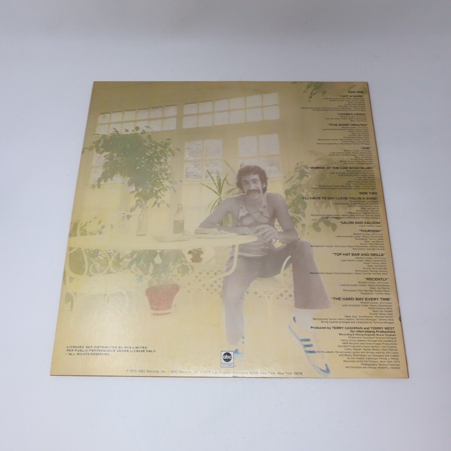 Jim Croce I Got A Name LP Record 1973 ABCX-797 Have To Say I Love You In a Song