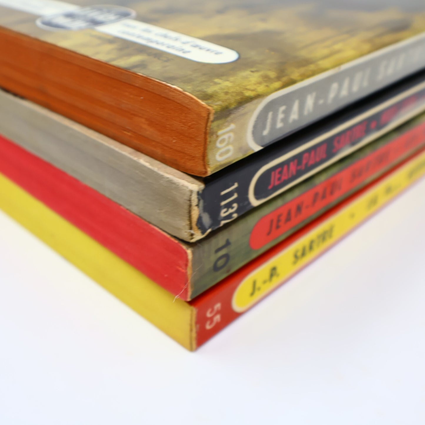 Jean-Paul Sartre Lot 4 Livres Poche La Nausée/Huis Clos/Mains Sales Roman French