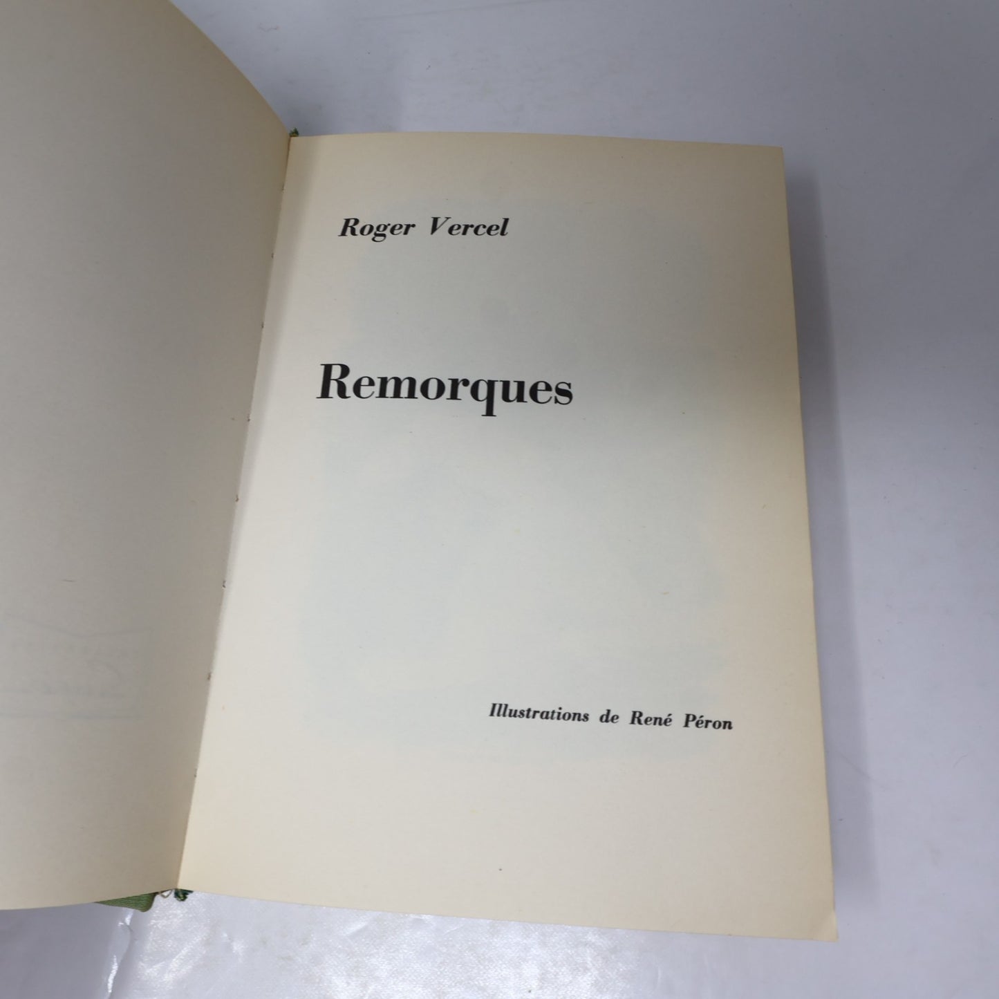Remorques Roger Vercel Collection Super Albin-Michel 1959 HC Français French 50s