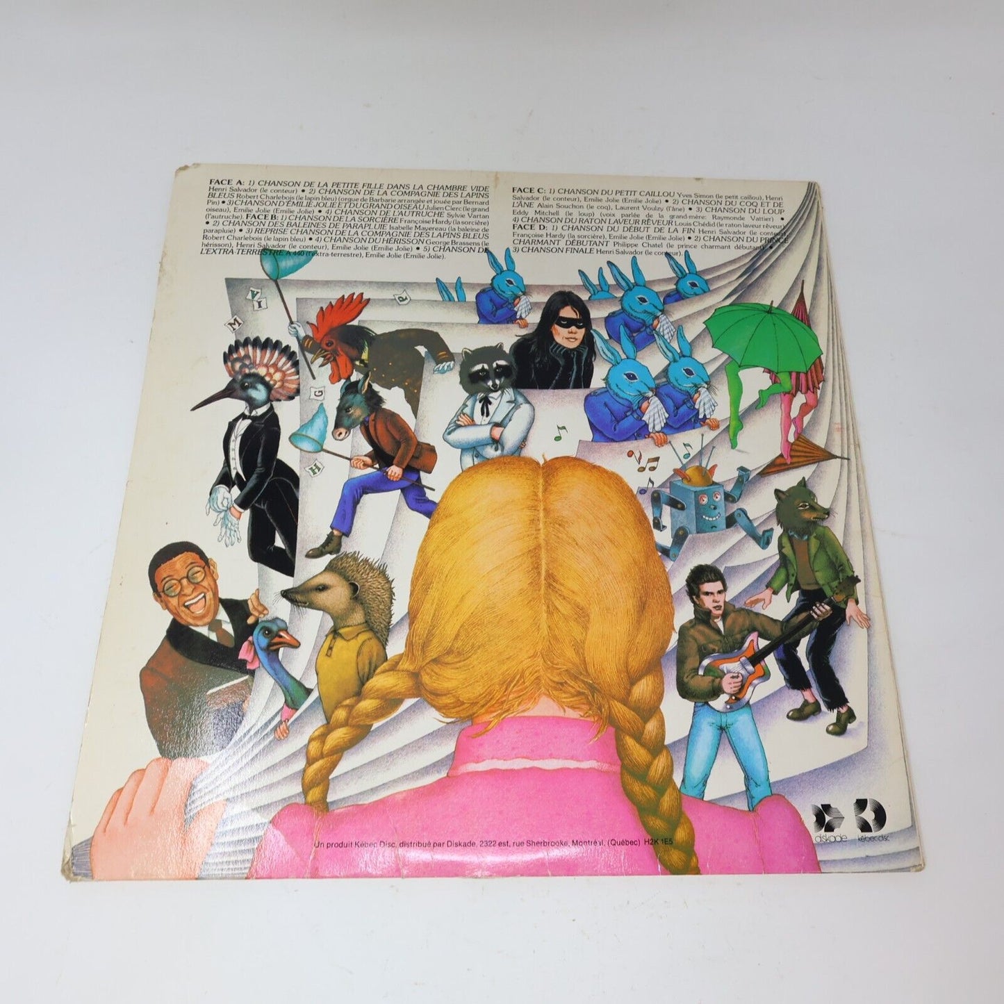 Émilie Jolie Philippe Chatel/Henri Salvador/Françoise Hardy 2 Disques LP Enfants
