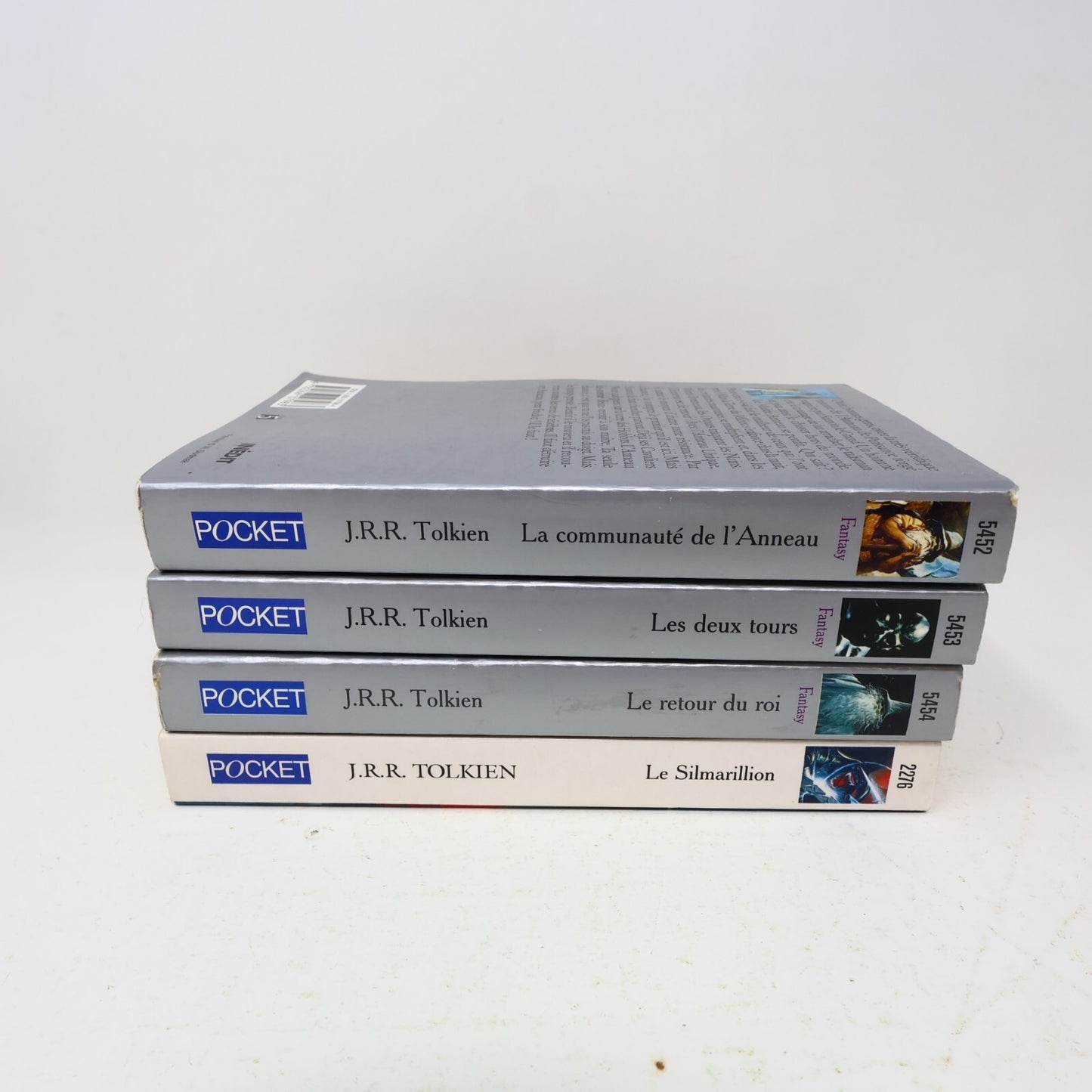 Le Seigneur des Anneaux #1-3 Série Complète Lot 4 Livres Tolkien Silmarillion PB