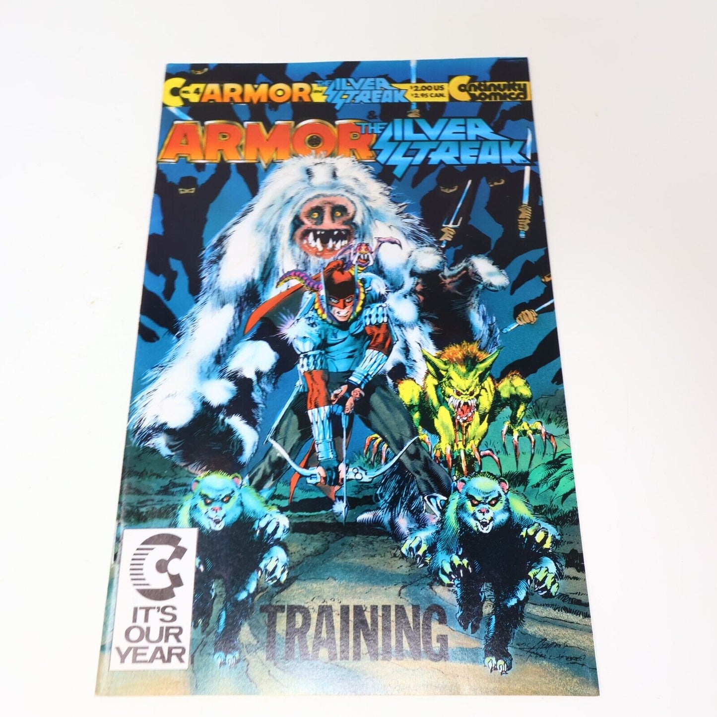 Lot 2 Comics Armor and the Silver Streak #2 4 Neal Adams Continuity 80s
