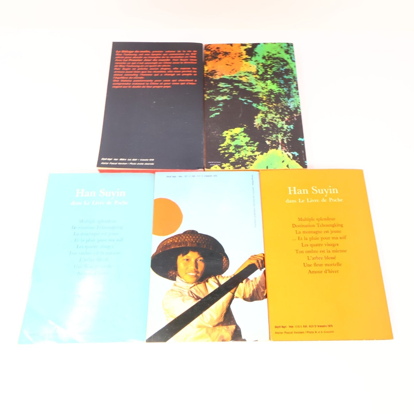 Han Suyin Lot 10 Livres Déluge du Matin/L'Arbre Blessé/Moisson du Phénix Romance