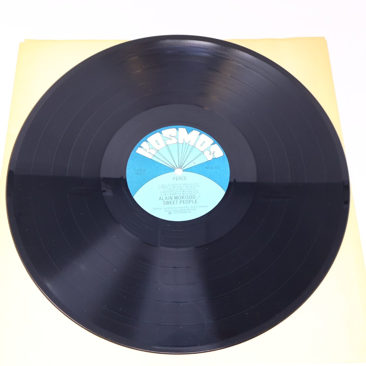 Alain Morisod/Sweet People Lot 2 Disques Percé/Le P'tit Garcon Au Piano Record