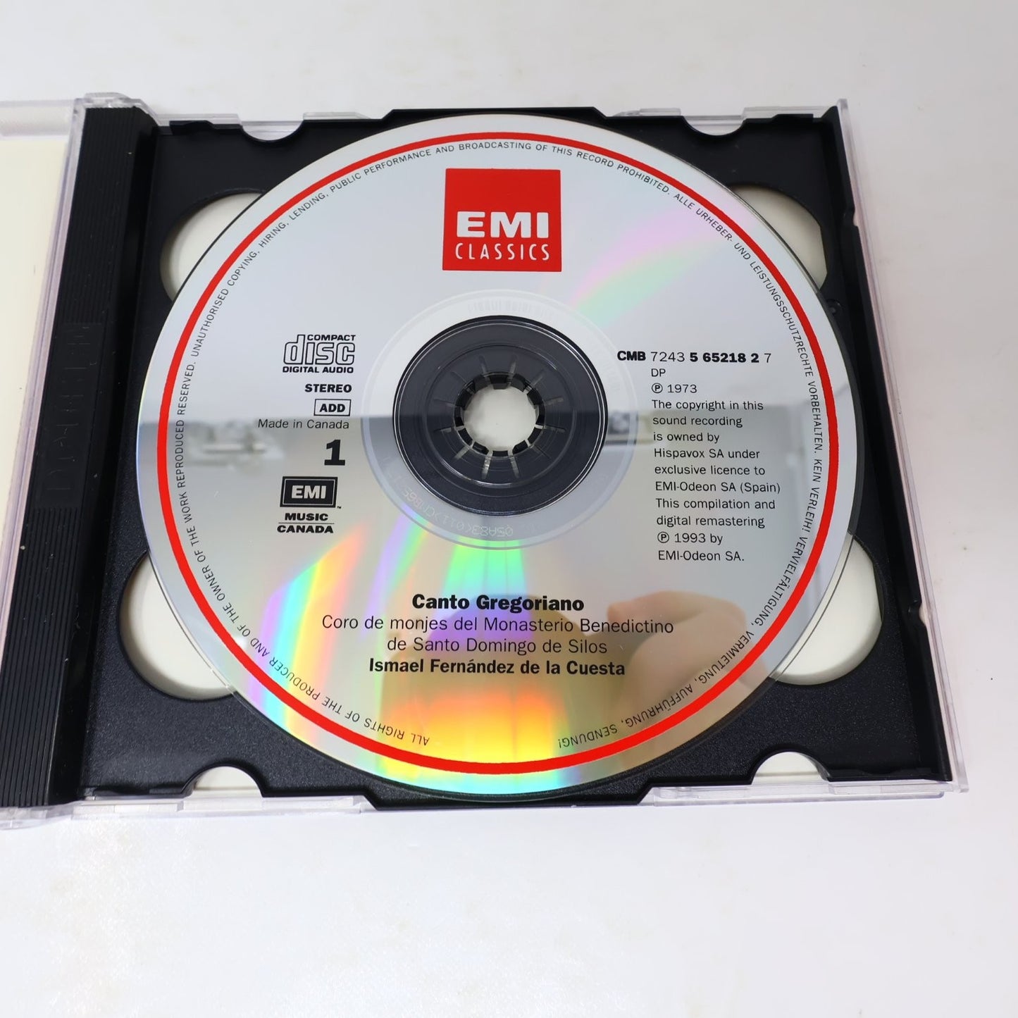 Coro de Monjes - Canto Gregoriano 2 CD 1994 Remastered Classical EMI Classics