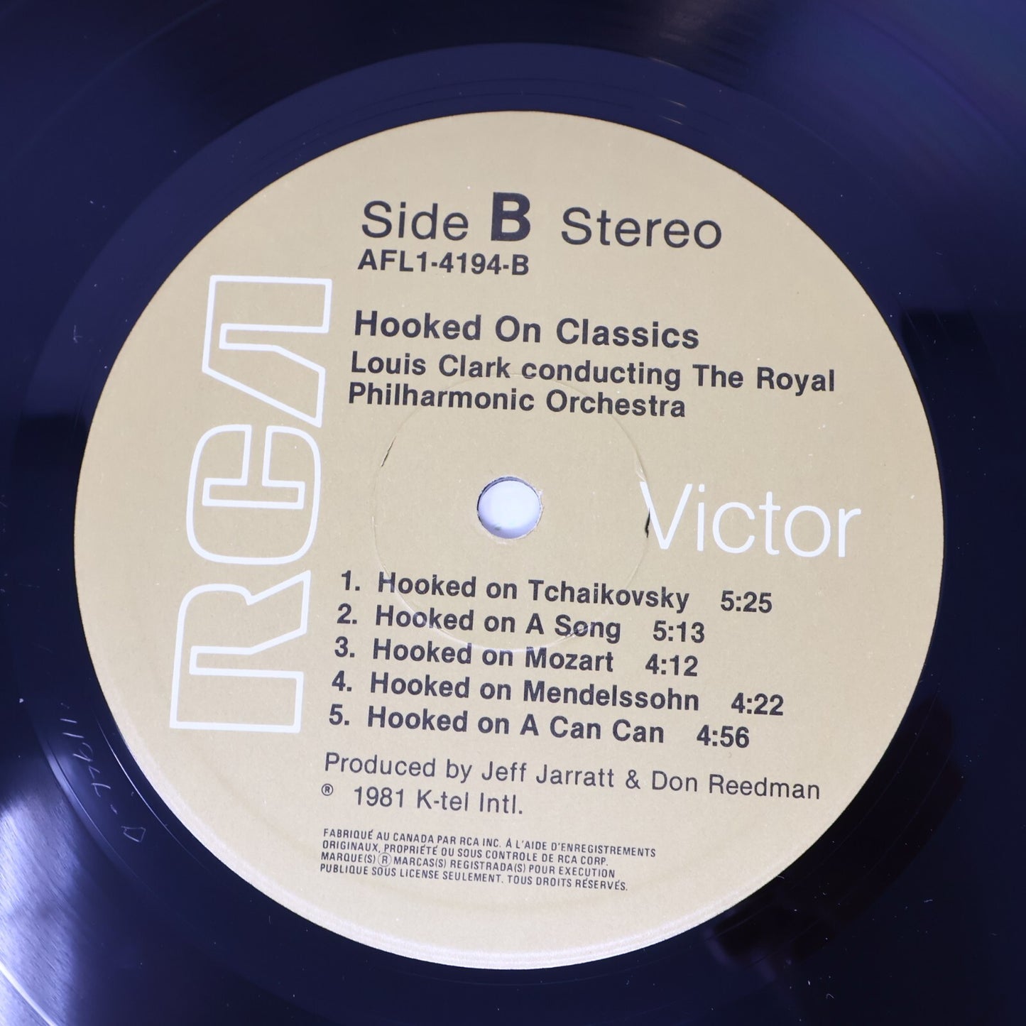 Hooked on Classics 1-2 Lot Louis Clark Royal Philharmonic Orchestra Record Vinyl