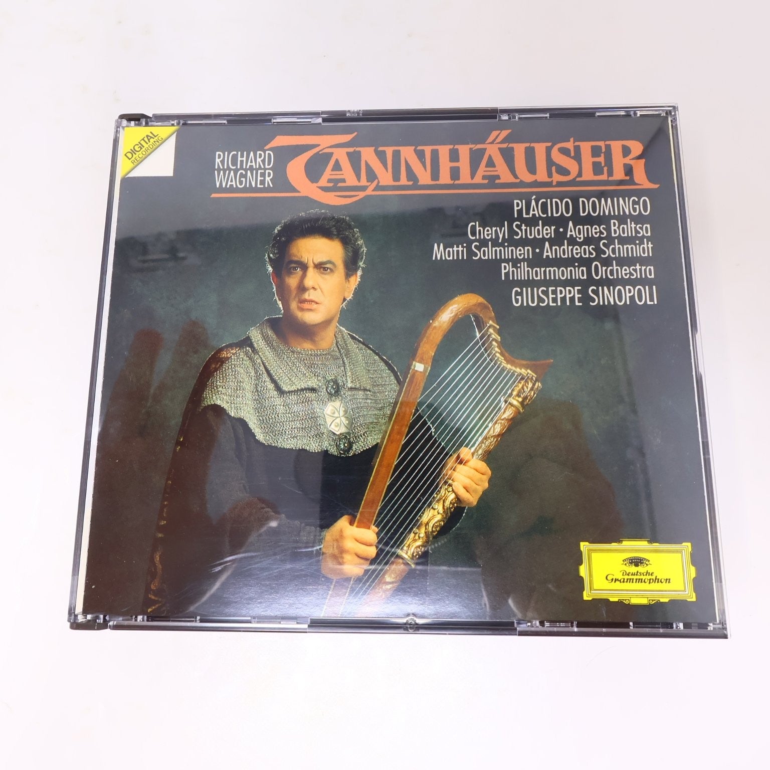 Richard Wagner Tannhäuser 3 CD Boxset 1989 Giuseppe Sinopoli Placido Domingo
