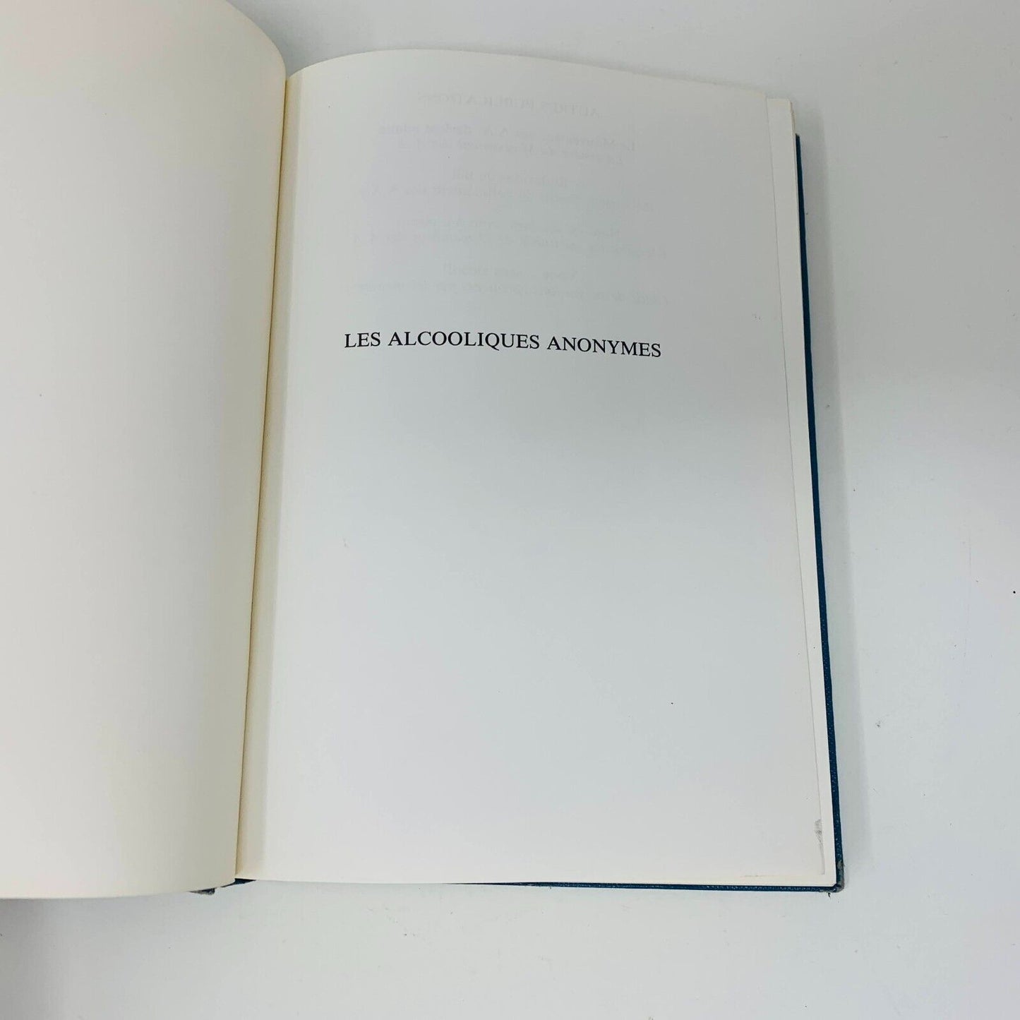 1985 Les Alcooliques Anonymes 2nd Édition Français Alcoholics Anonymous French