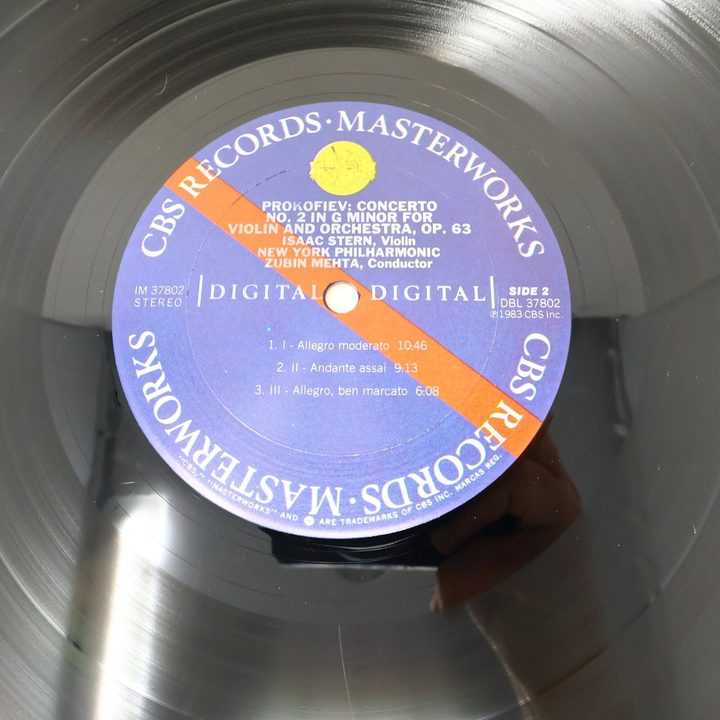 Isaac Stern Prokofiev Zubin Mehta Violin Concertos 1 & 2 Record Vinyl IM 37802