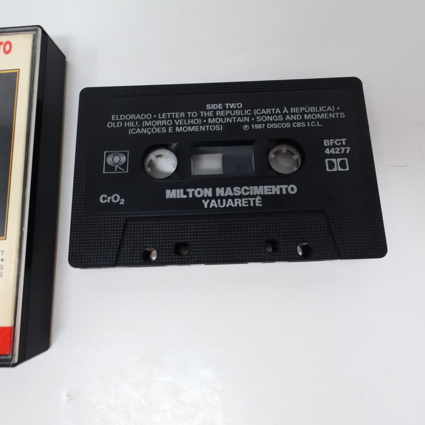 Milton Nascimento 2 Cassettes Lot Yauaretê/Txai Planeta Blue/Awasi/Old Hill