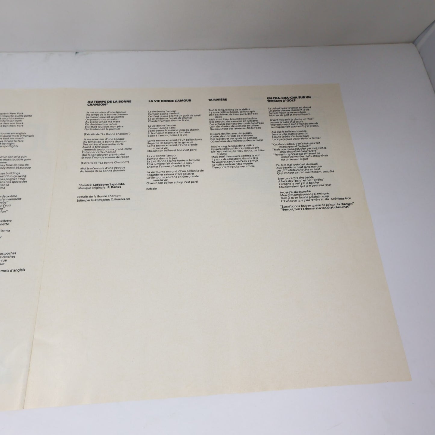 Jean Lapointe Lot 3 Disques Jongleur/Si On Chantait/Chante la ta Chanson Record