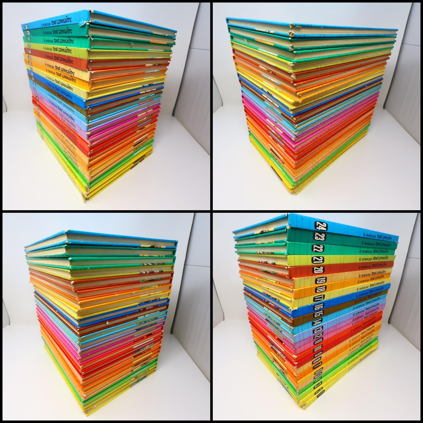 Le Nouveau Tout Connaître Encyclopédie en Couleurs Lot 24 Livres Histoire HC 60s