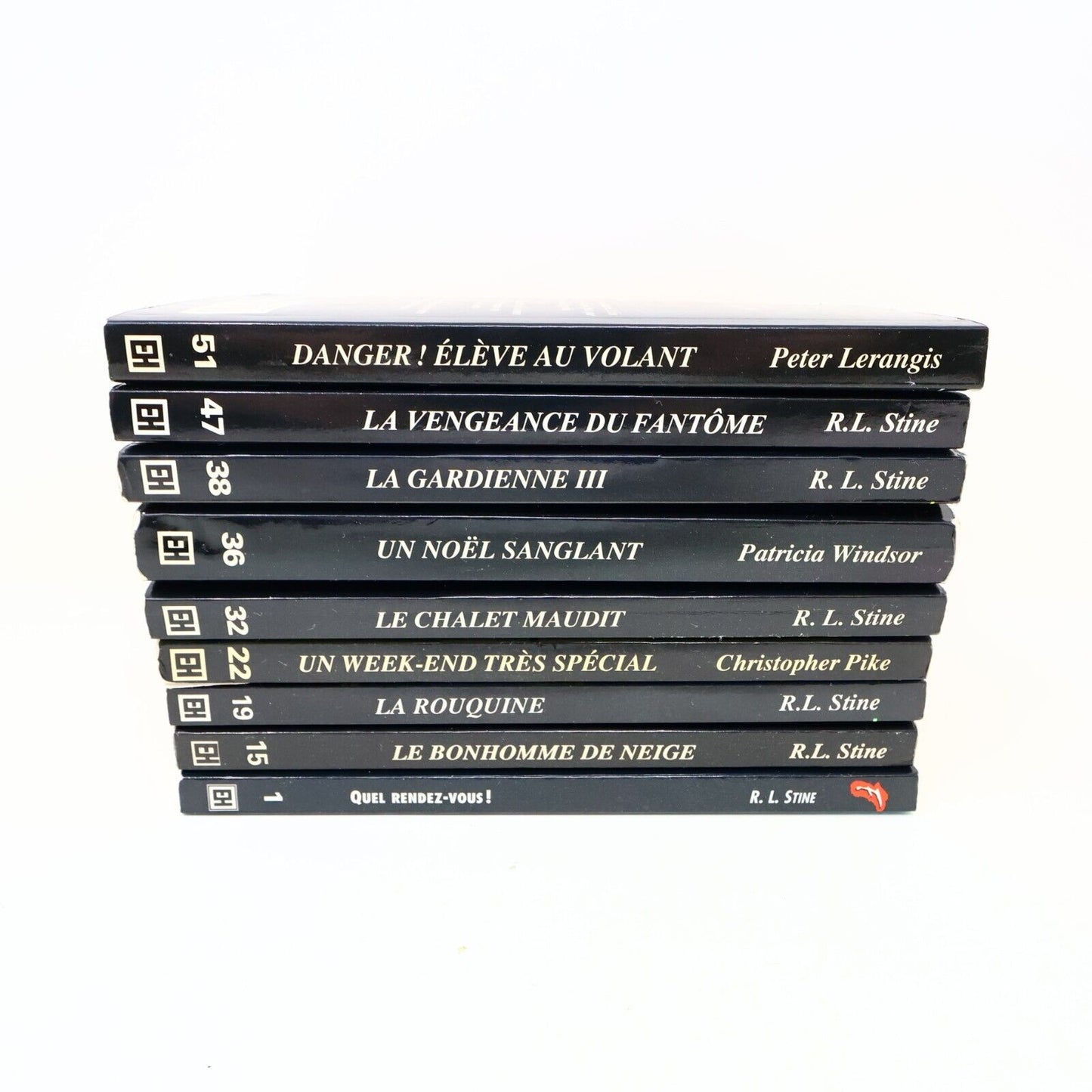 Lot 9 Livres Frissons Stine/Lerangis/Pike EH Français French La Gardienne Ados