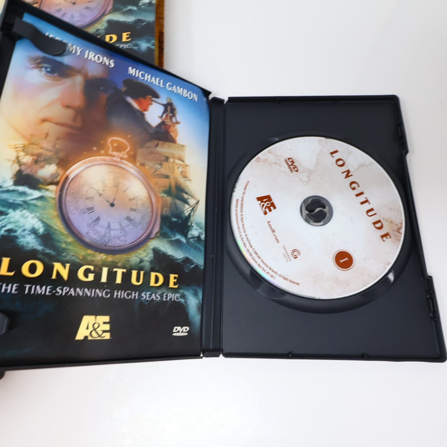Longitude DVD NTSC A&E Adaptation Jeremy Irons/Michael Gambon/Ian Hart Tested