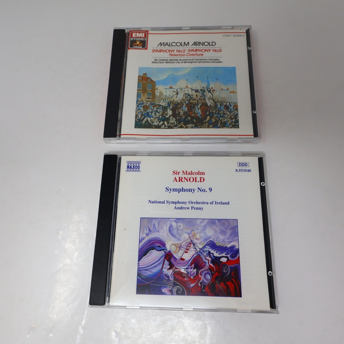 Sir Malcolm Arnold 4 CD Lot Symphony #2-3-4-5 9/Chamber Music 1 Classical 80-90s