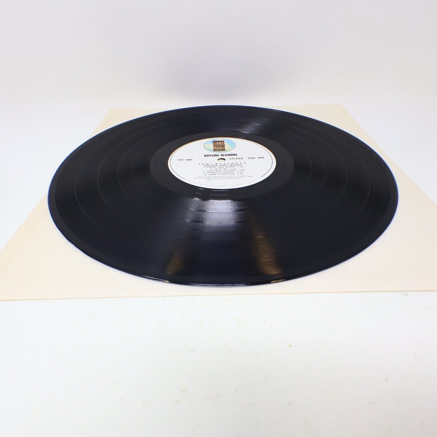 Joni Mitchell Court And Spark LP Record Vinyl 7E-1001 Canada 1974 Help Me VG+