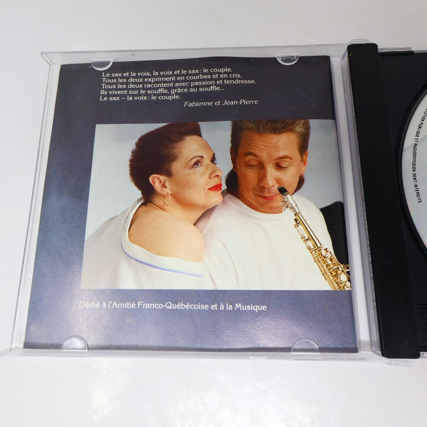 Fabienne Thibeault/Jean-Pierre Debarbat Sur Ma Voie CD En Partance/Indélébile