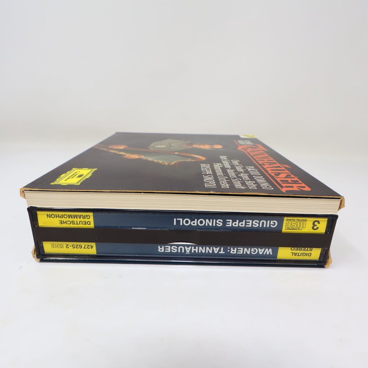 Richard Wagner Tannhäuser 3 CD Boxset 1989 Giuseppe Sinopoli Placido Domingo