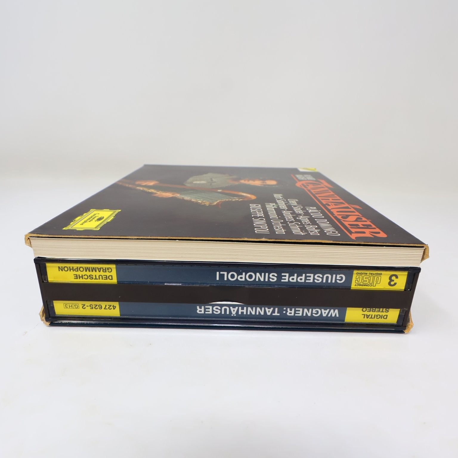 Richard Wagner Tannhäuser 3 CD Boxset 1989 Giuseppe Sinopoli Placido Domingo