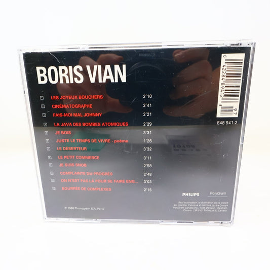 Boris Vian Chansons Possibles Ou Impossibles CD Français/French Chanson Philips