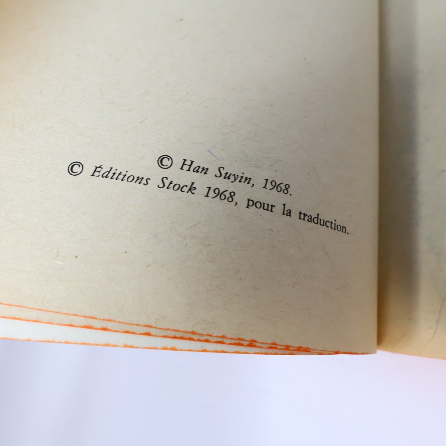 Han Suyin Lot 10 Livres Déluge du Matin/L'Arbre Blessé/Moisson du Phénix Romance