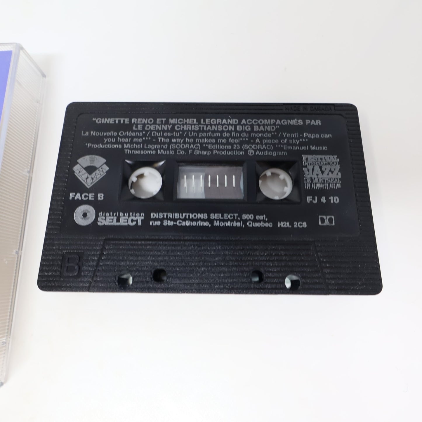 Ginette Reno/Michel Legrand Lot 2 Cassettes Paris Québec/Chanter l'Amour/Yentl