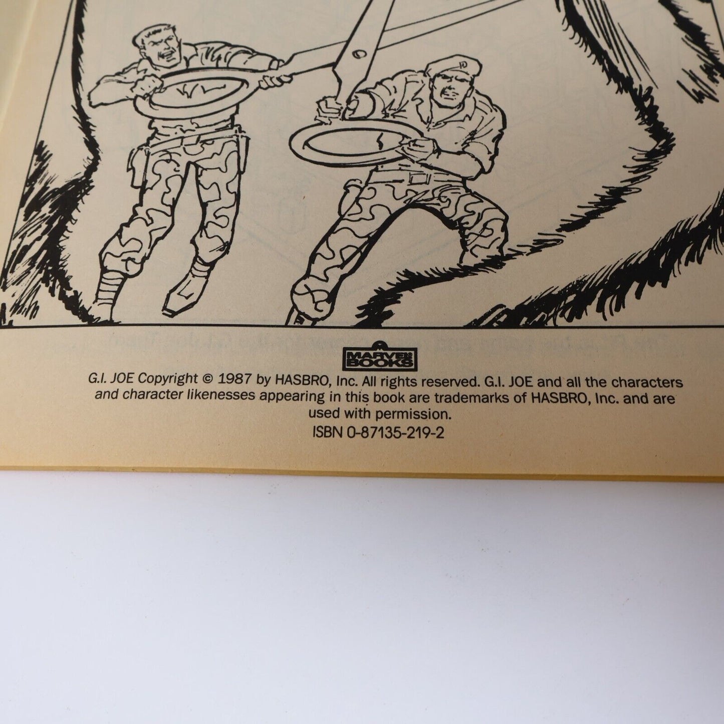 1988 The COBRA Shrinking Ray Coloring Book G.I. Joe by S.M. Ballard Paperback PB