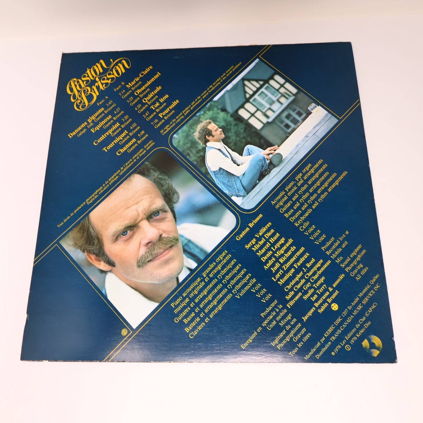 Gaston Brisson Lot 3 Disques LP Record Corridor/Filigranes/En Spectacle 1970s