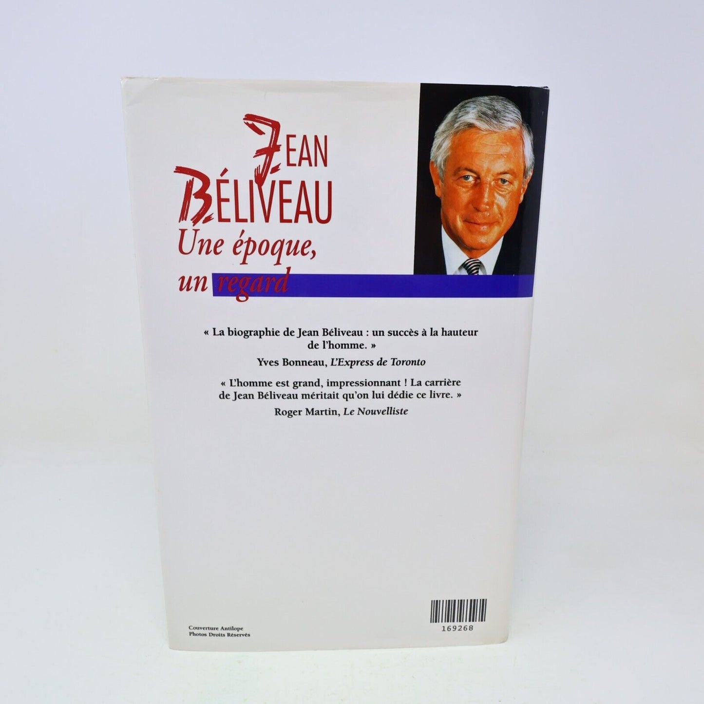 1995 Jean Beliveau une Époque un Regard Turowetz/Goyens Québec Loisirs Hockey HC