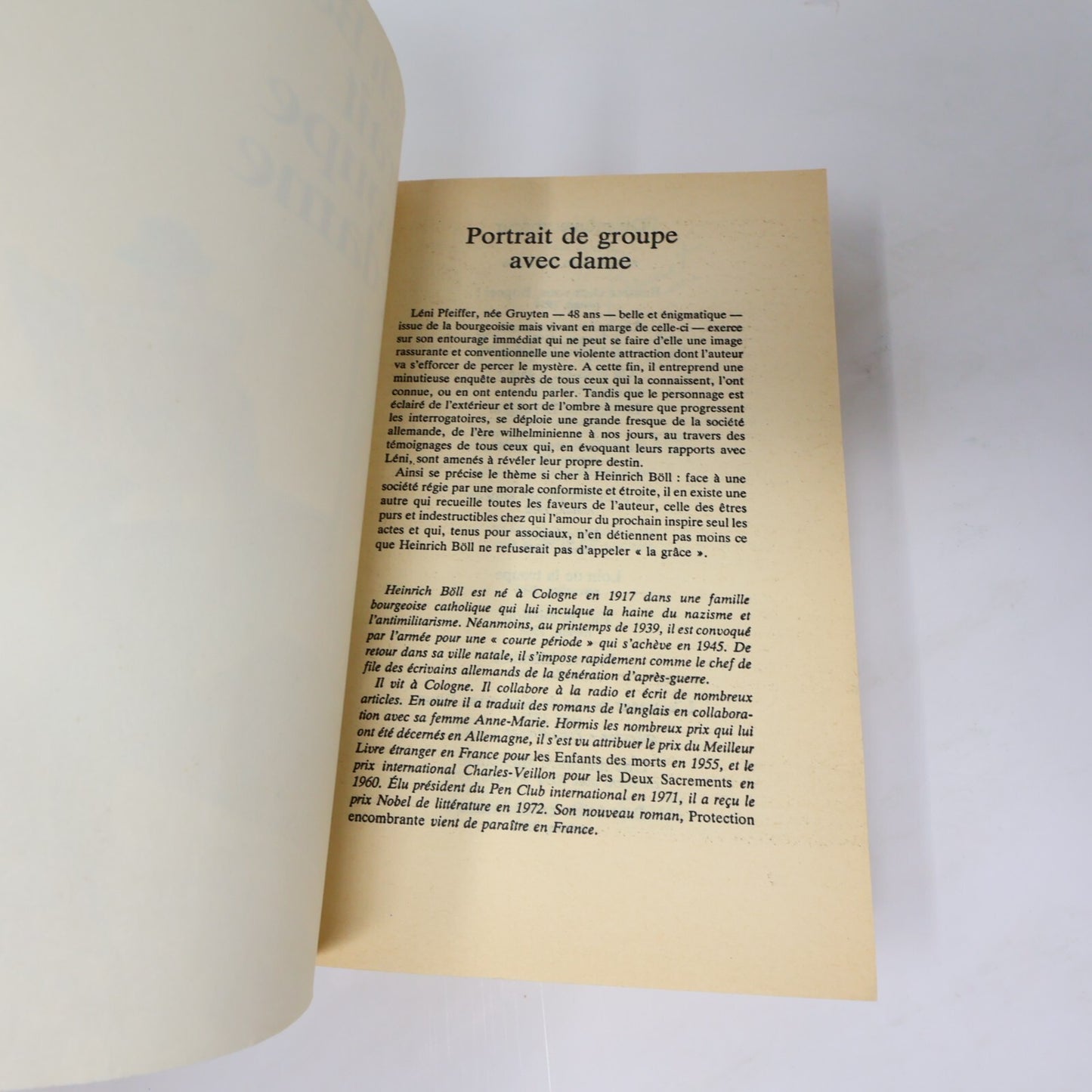 Heinrich Böll Lot 3 Livres Points Grimace/L'Honneur Perdu de Katharina Blum PB