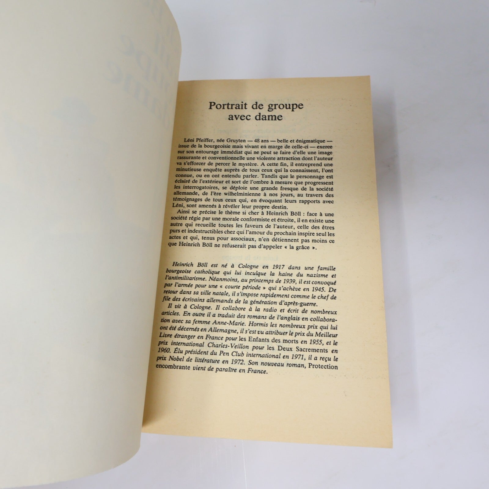 Heinrich Böll Lot 3 Livres Points Grimace/L'Honneur Perdu de Katharina Blum PB