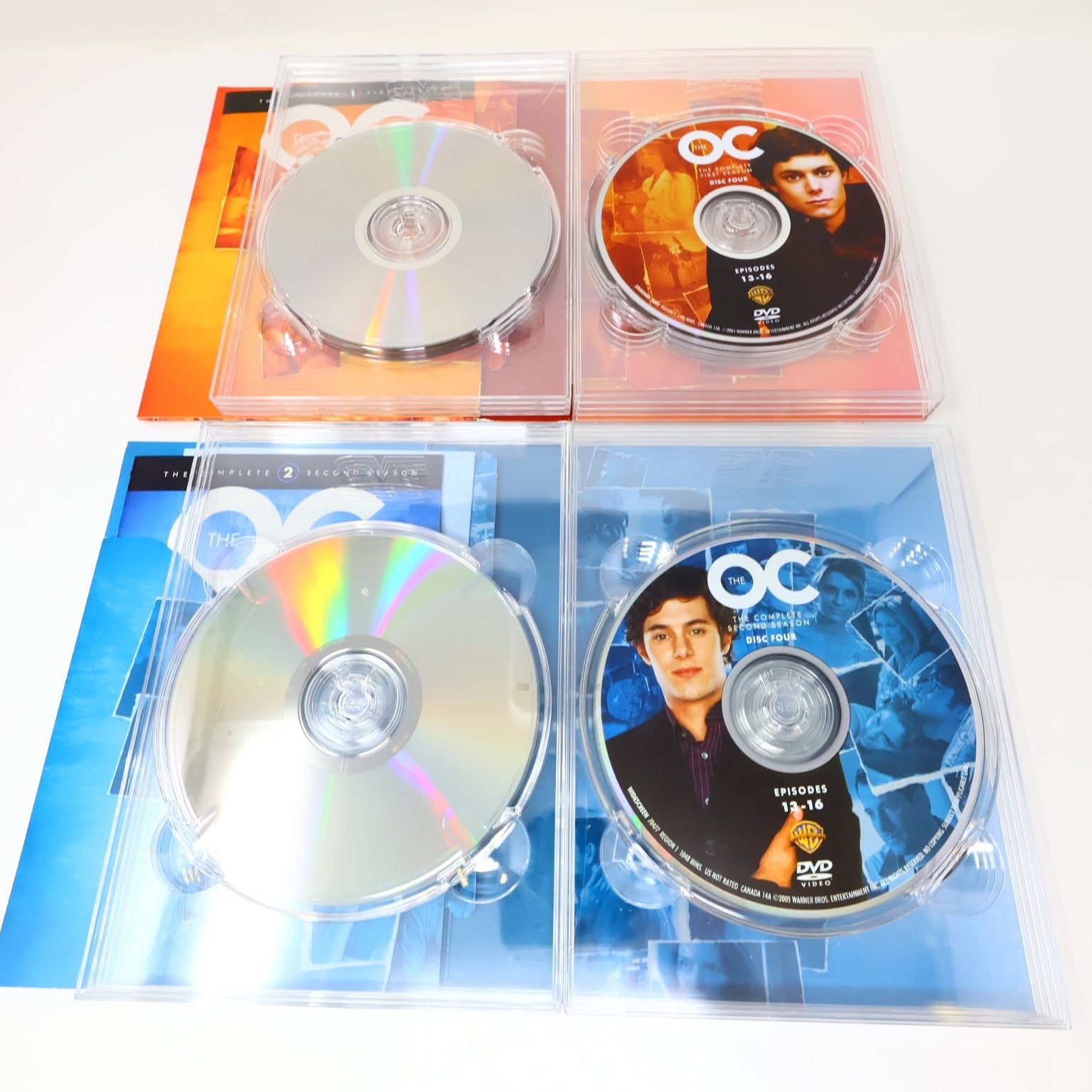 The OC 4 DVD Lot Complete Serie Seasons 1-4 Drama Kelly Rowan Adam Brody NTSC