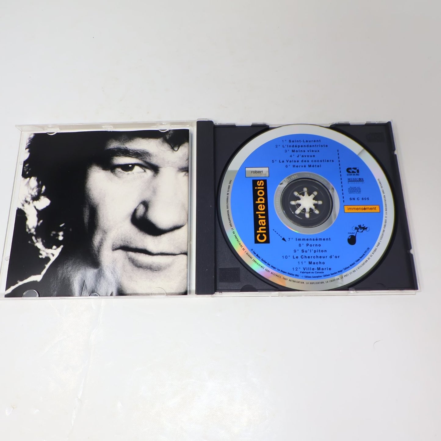 Robert Charlebois Lot 3 CD Immensément/Québec Love La Collection/Tout est Bien
