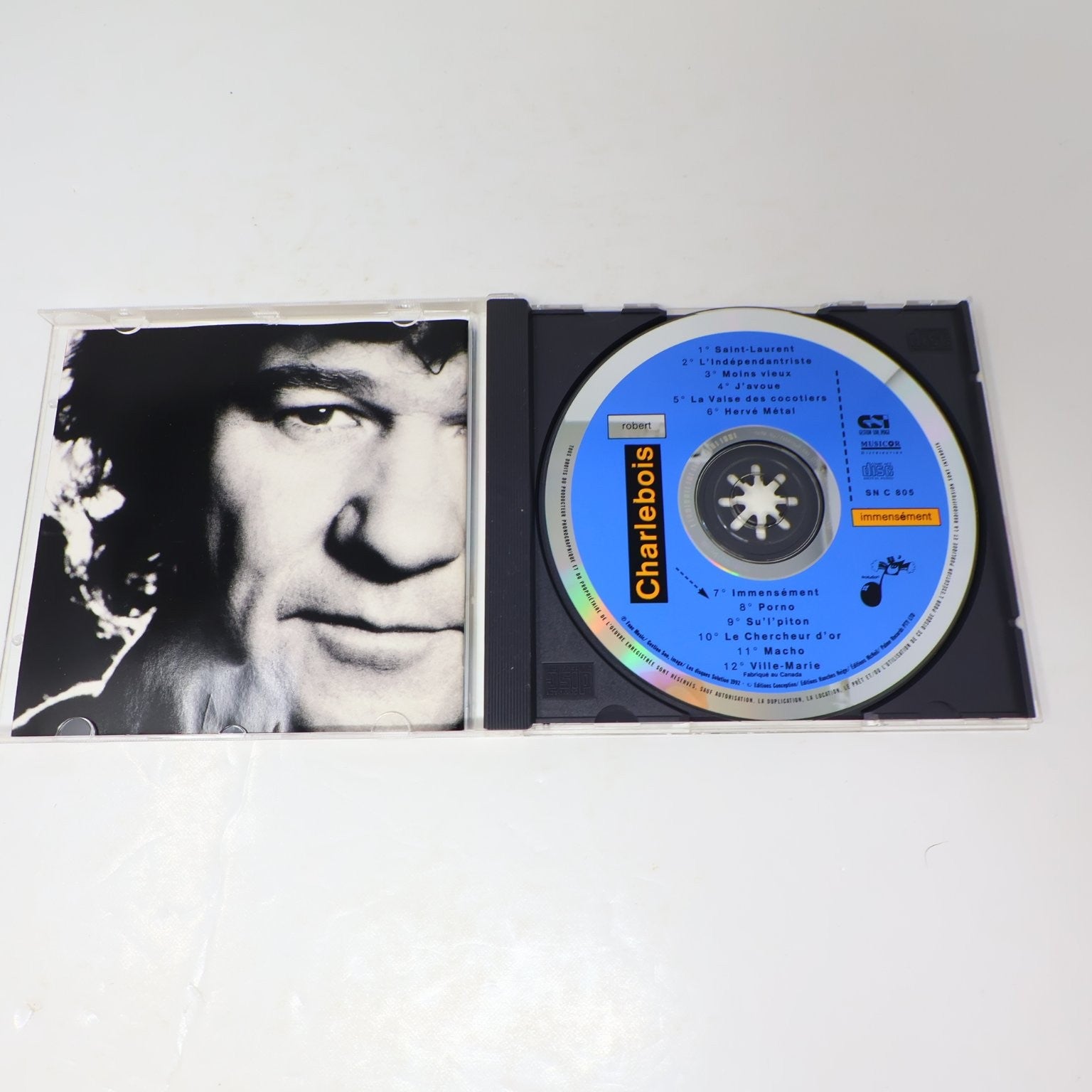 Robert Charlebois Lot 3 CD Immensément/Québec Love La Collection/Tout est Bien