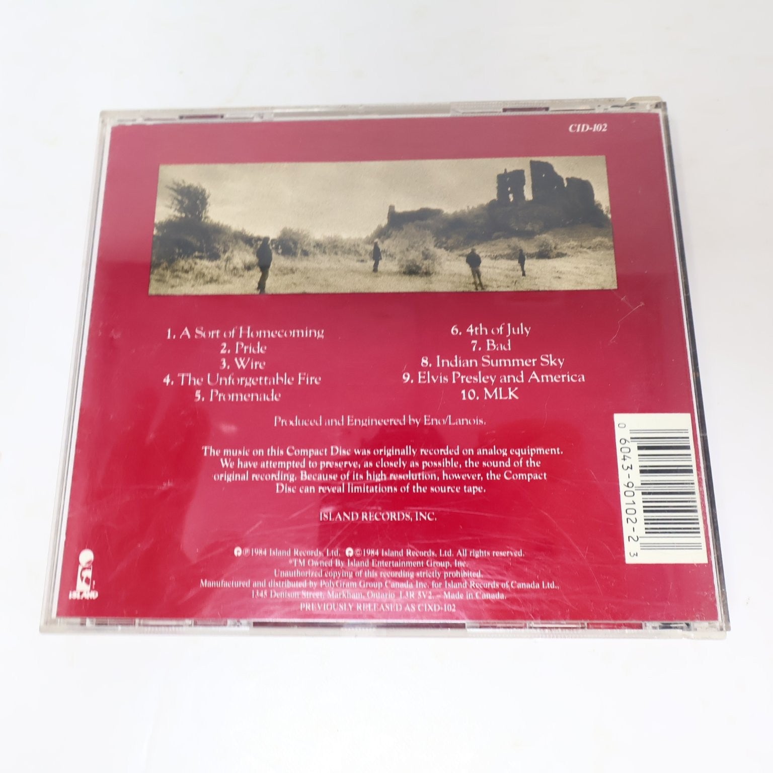 U2 Pop & The Unforgettable Fire 2 CD Lot 1984/1997 Albums Rock Island Pride