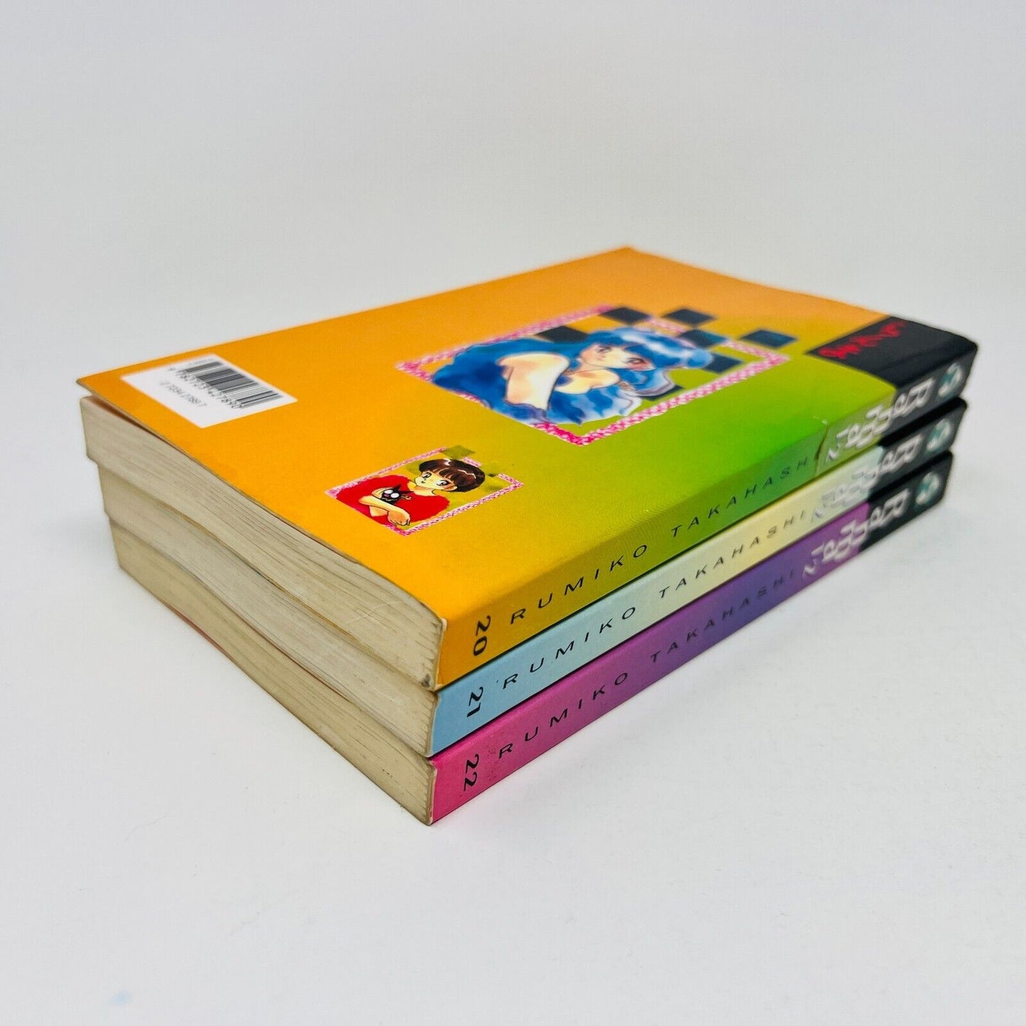 3x Mangas Ranma 1/2 #20-21-22 Rumiko Takahashi Glénat Victoire de Ryoga Lot 90s