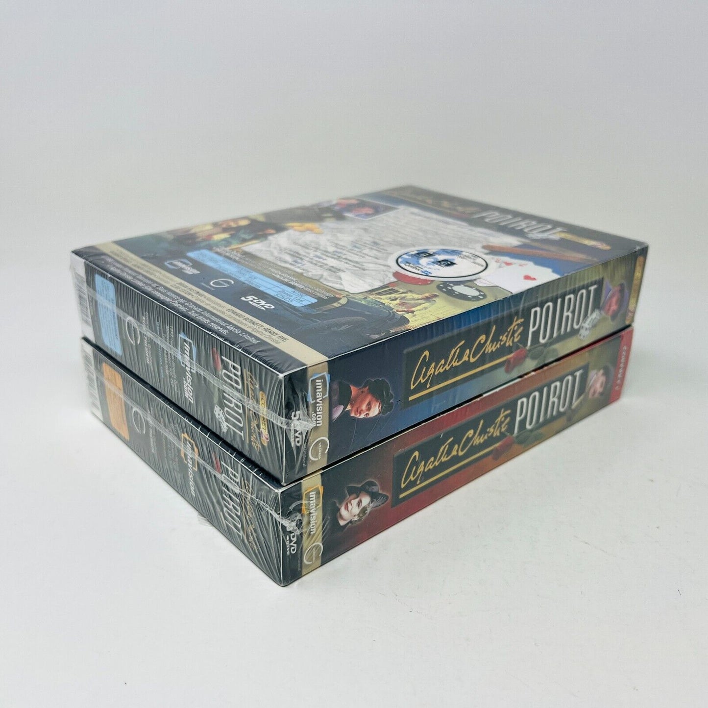 Agatha Christie Poirot Coffrets #1-2 Lot de DVD Scellés en Français/French NTSC