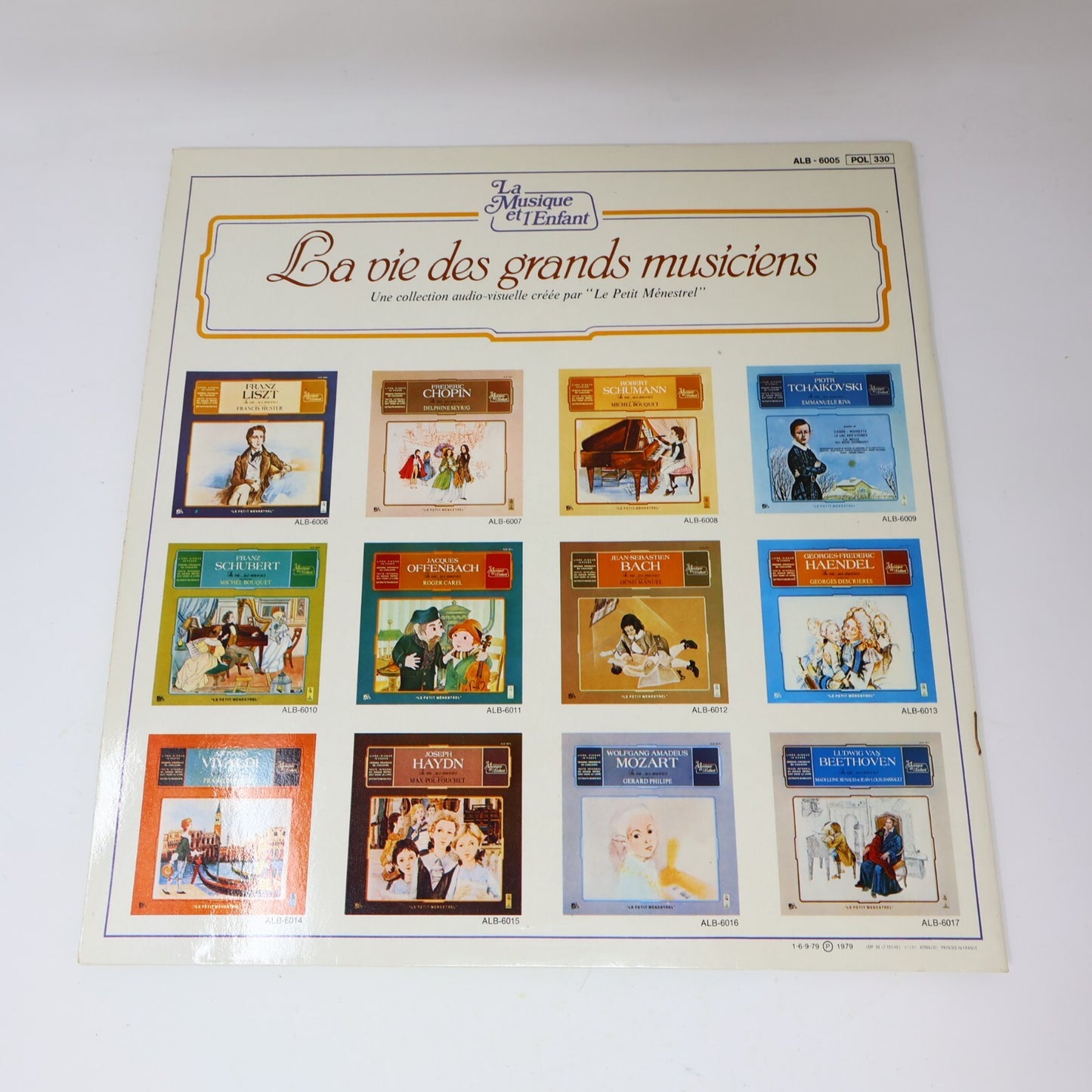 Le Lac des Cygnes Tchaikovski Jean Topart Disque Record Vinyl ALB-6005 Français