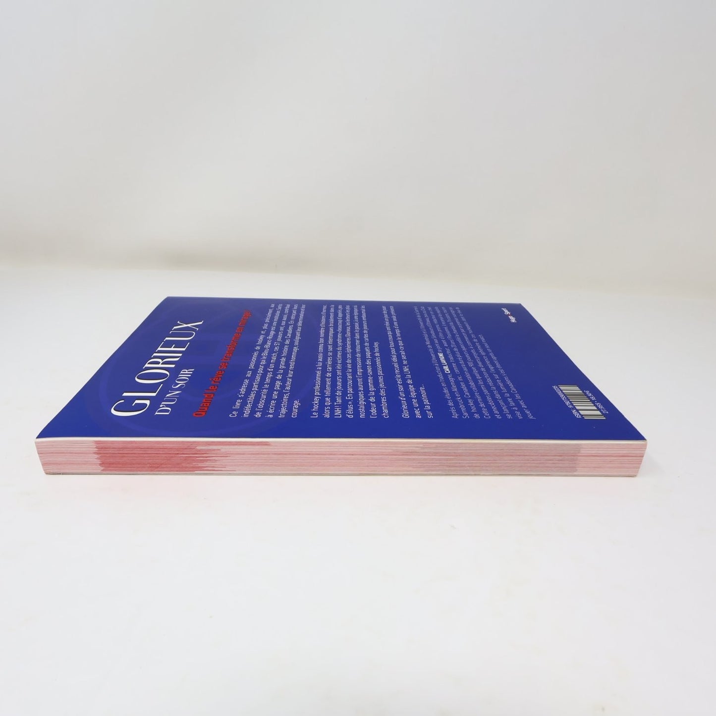 Glorieuxs d'un Soir Carl Lavigne 2021 Hockey Canadiens Hugo Sport Livre Français
